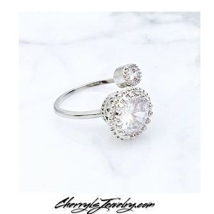 Jewelry - Adjustable CZ Fashion Ring Jewelry - Adjustable CZ Fashion Ring